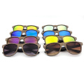 Las ventas de las nuevas gafas de madera de bambú Las gafas de sol de cuero de madera real2017